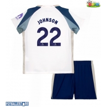 Tottenham Hotspur Brennan Johnson #22 Hjemmedraktsett Barn 2025-26 Kortermet (+ Korte bukser)